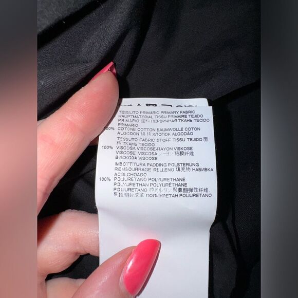 Maison Margiela NWT Oversized Co-Ed Collection Padded Button Down Black Size 36 - Picture 8 of 10